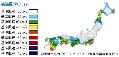 台風の強い風にも安心